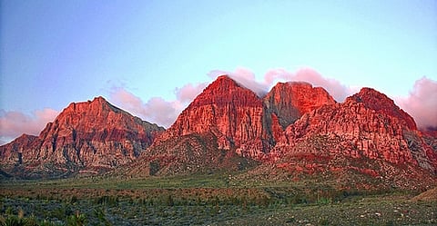 The Red Rock Canyon
