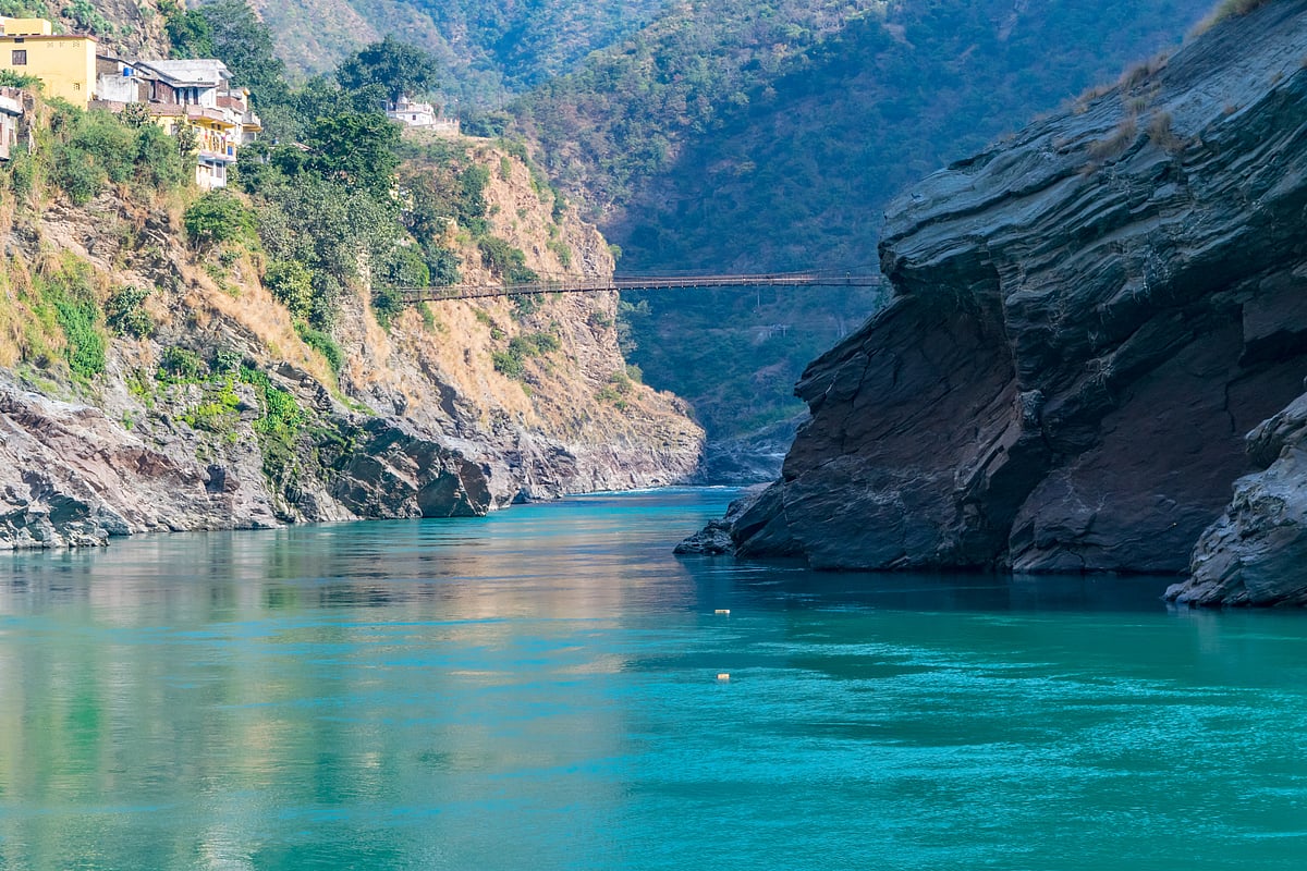 The Alaknanda River in Uttarakhand