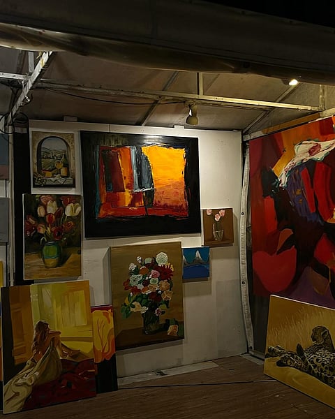 Inside one of the shops at the Cicada Market