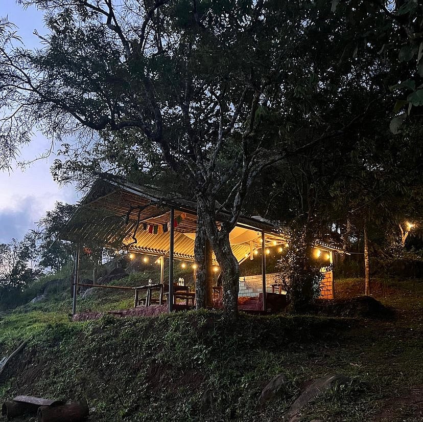 Nowhere Hostels and Camps in Ramakalmedu in Idukki, Kerala, was founded by Aparna and her husband, Akhil, in 2023