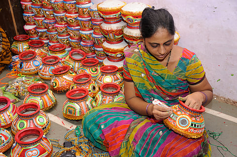 Dharavi is a vibrant and bustling community with a thriving informal economy