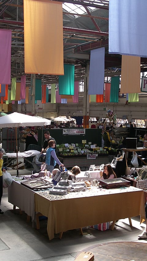 Inside the Old Bus Depot Markets