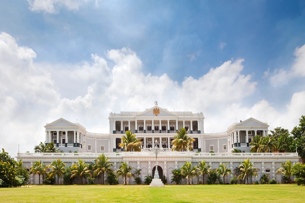 Taj Falknuma Palace located in Engine Bowli, Falaknuma, Hyderabad.