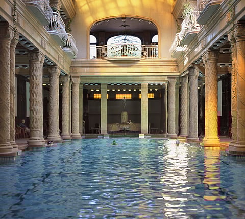 Soak in the ambience of the Gellért Thermal Bath