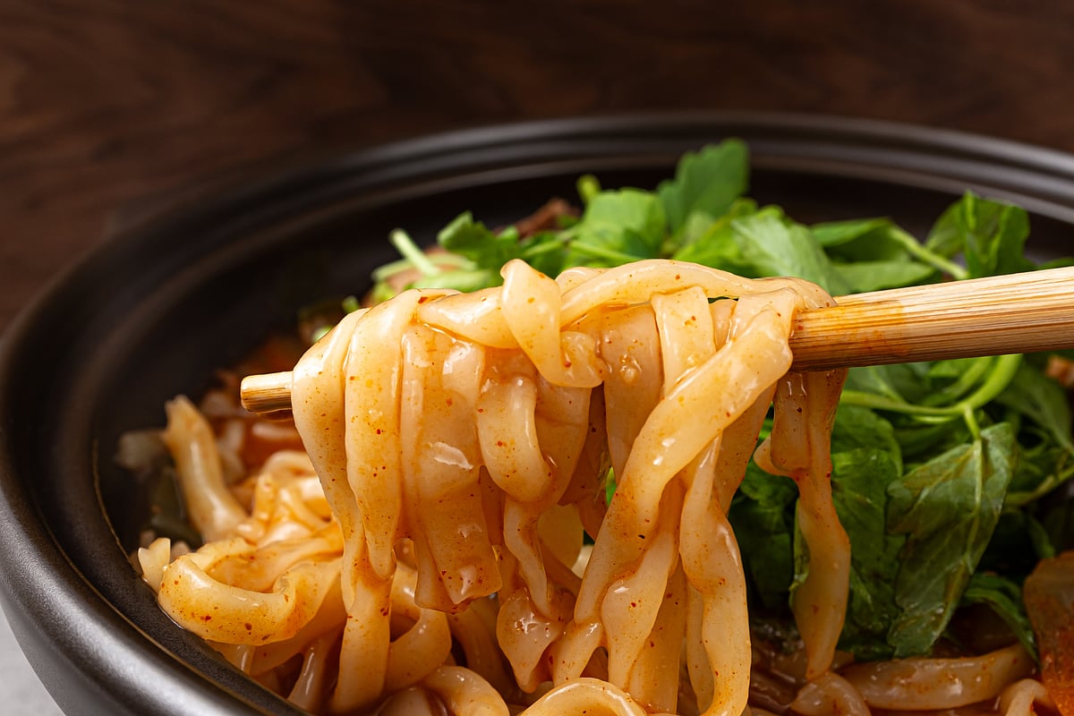 Kalguksu or knife noodles, is a summer staple best enjoyed on rainy and windy summer days