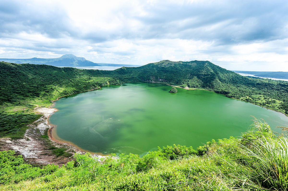 The Crater Lake on Taal Volcano Island