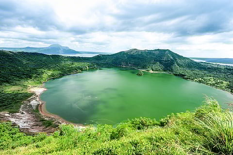 The Crater Lake on Taal Volcano Island