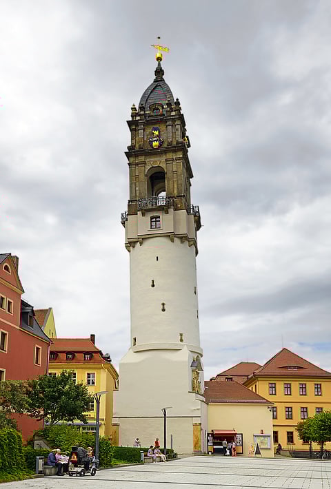 Leaning tower of Bautzen