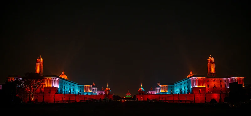 The North and South Blocks of Raisina Hill complex