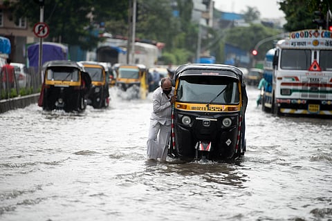 Scenes like this one from 2020 are a commonplace sight when the monsoon hits Mumbai every year