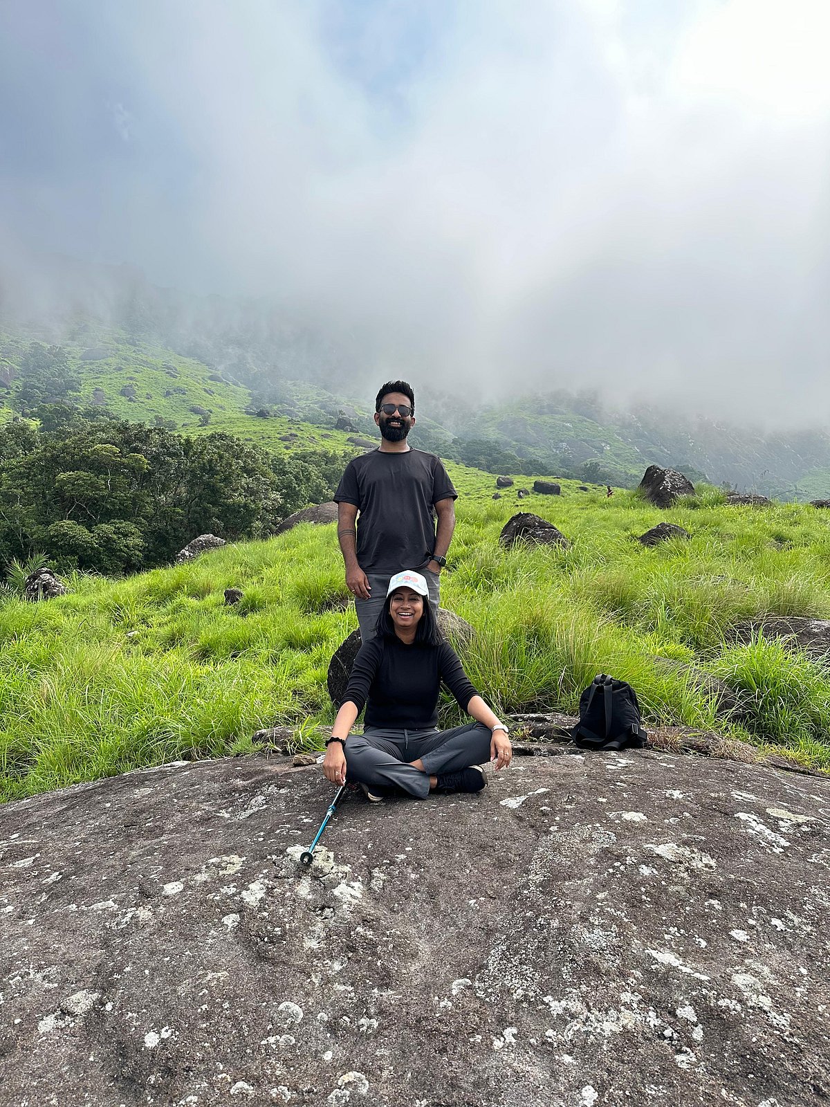 Aparna and Akhil, founders of Nowhere Hostels and Camps