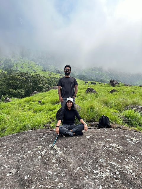 Aparna and Akhil, founders of Nowhere Hostels and Camps
