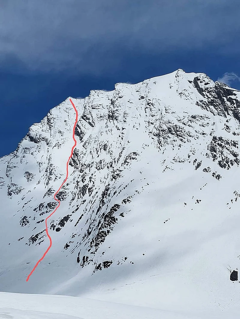 The new route that Siddhanta and his team climb to summit Gupt Parvat