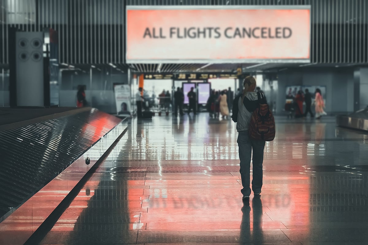 Shutterstock : Delhi Airport Terminal 1 Shuts Down/Representational