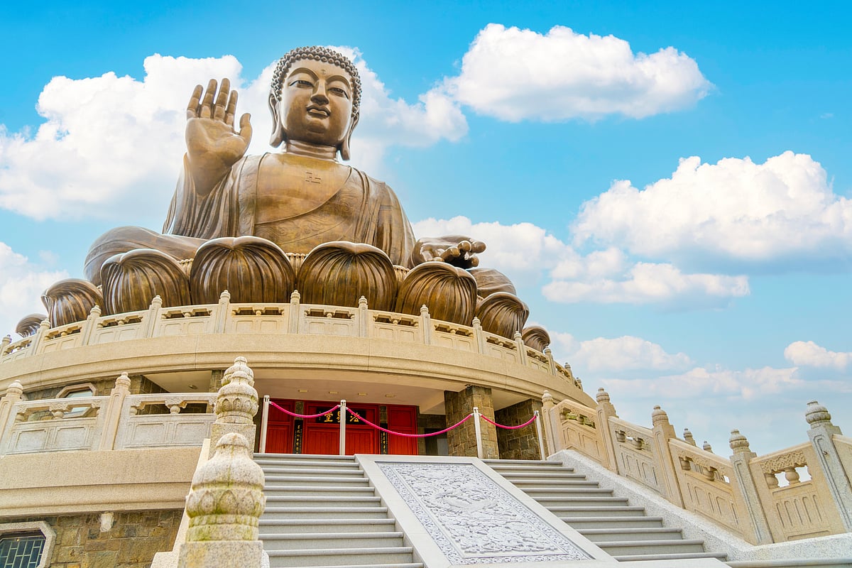 TIan Tan buddha at the Po Lin monastery, Hong Kong