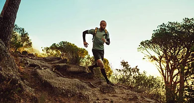 / iStock : Trail running