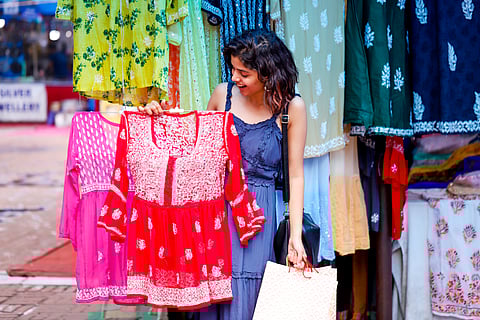 You can find the embroidery style of chikankari at Lajpat Nagar Central Market