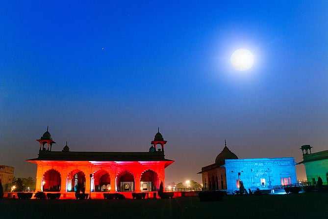 The sound and light show in full swing in Red Fort