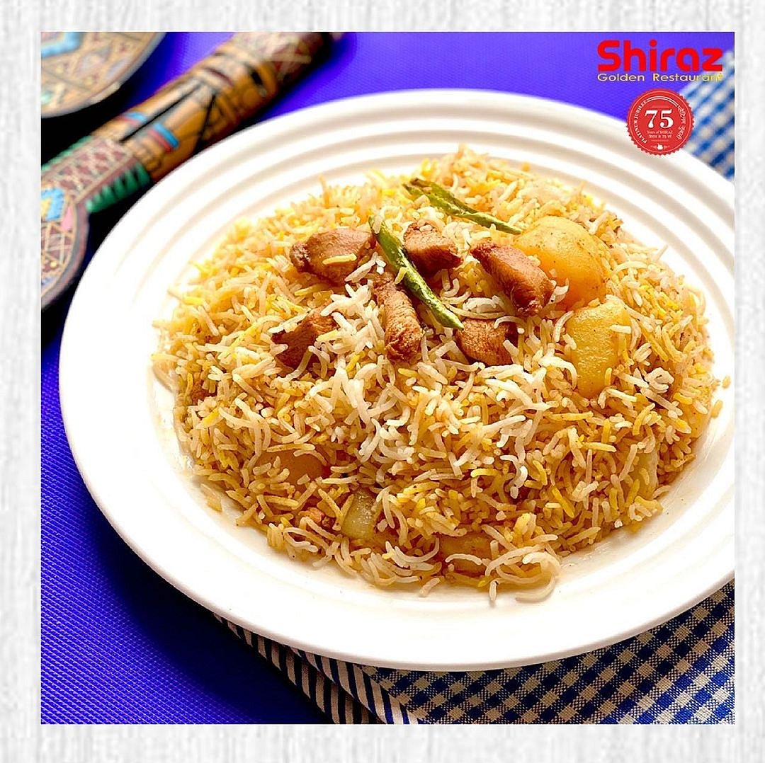 Mutton biryani at Shiraz