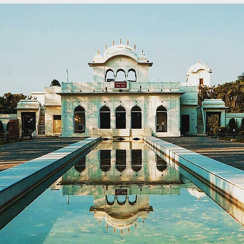 Inside the Pinjore Gardens of Chandigarh