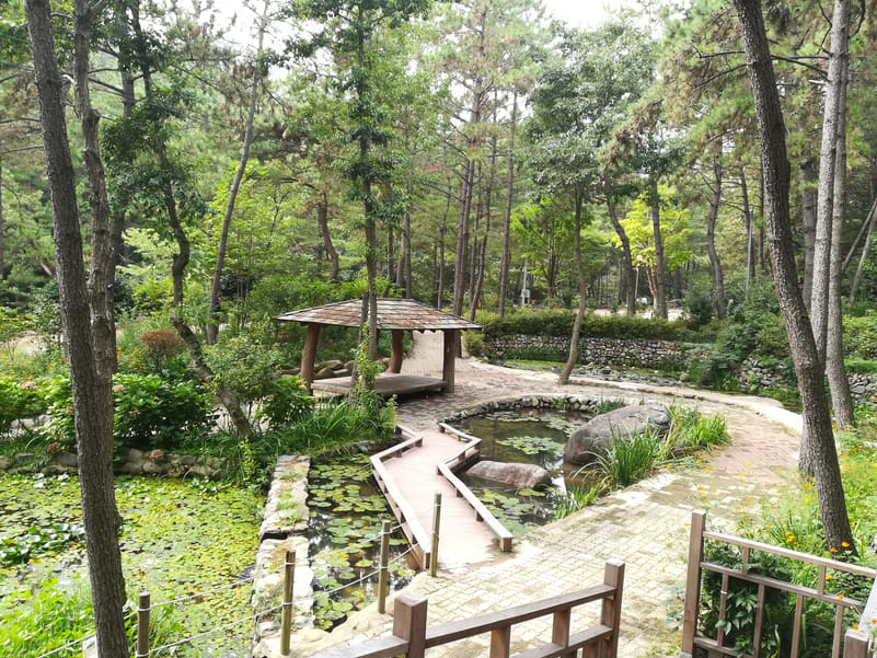 Mount Jangsan is a popular weekend destination for hikers from all over the peninsula