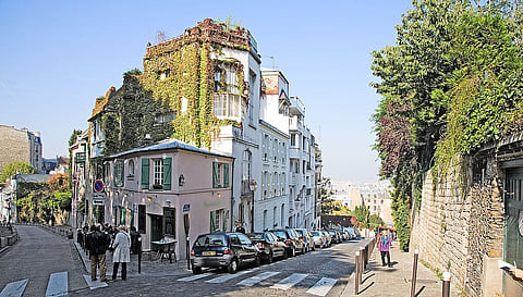 The bohemian neighbourhood of Montmartre