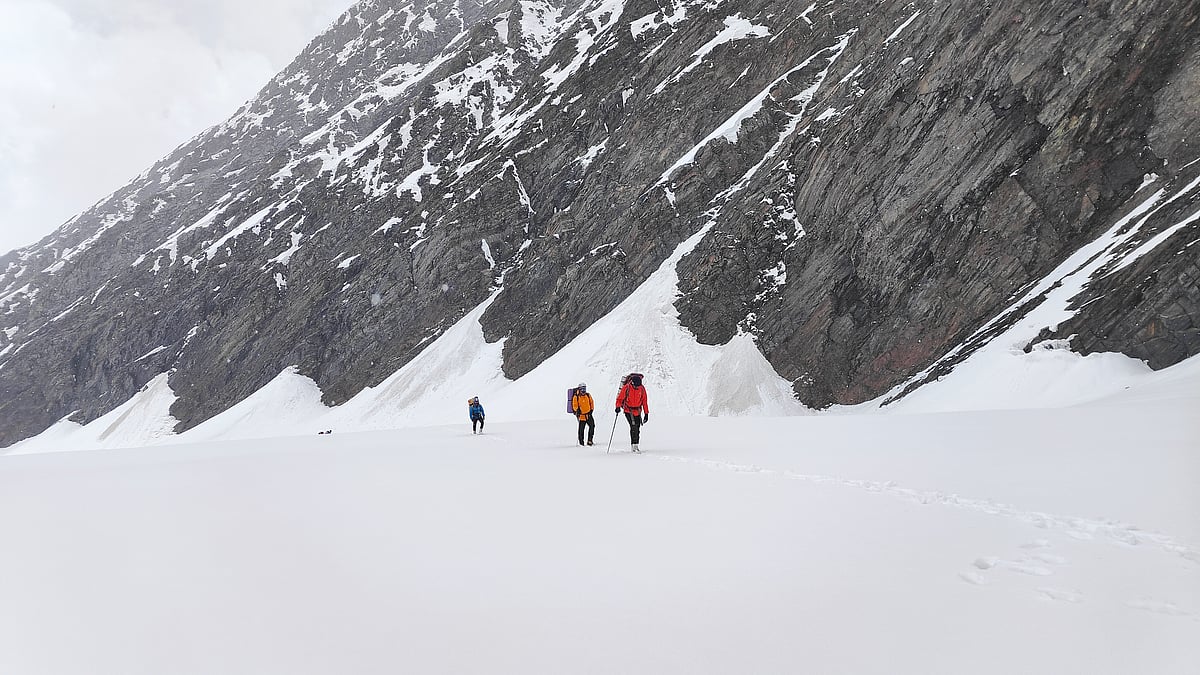 En route to the Gupt Parvat in the Pir Panjal Range of the Western Himalayas