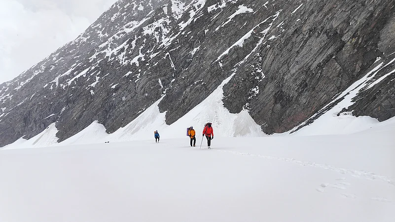 En route to the Gupt Parvat in the Pir Panjal Range of the Western Himalayas