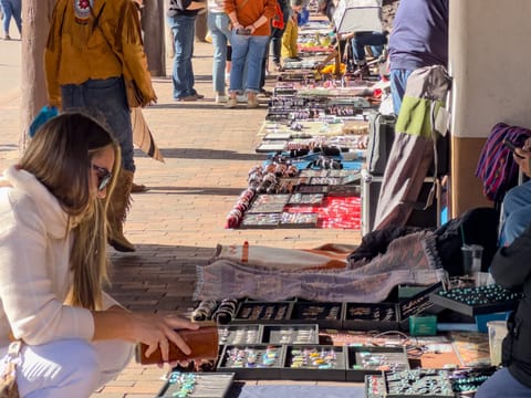 A local market in Santa Fe