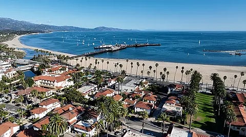 The town of Santa Barbara