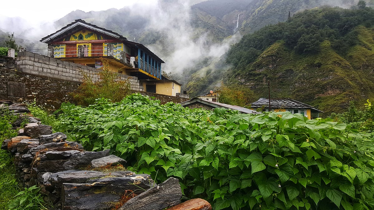A hamlet of Uttarakhand. Pictured here is Urgam village