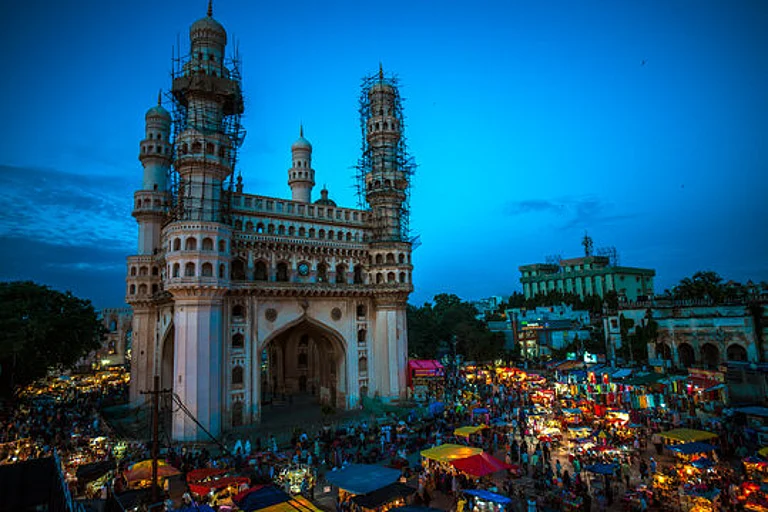 The iconic Charminar landmark of Hyderabad - Adobe Stock