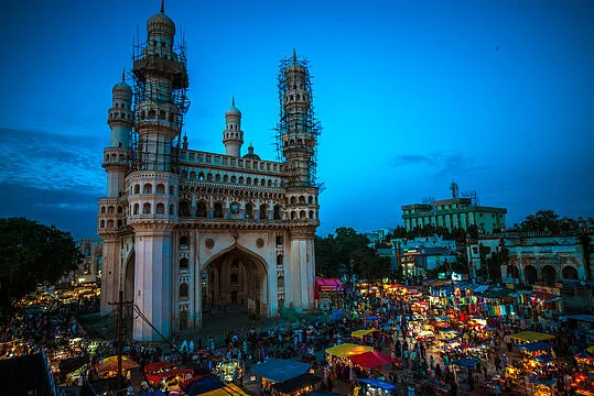 The iconic Charminar landmark of Hyderabad