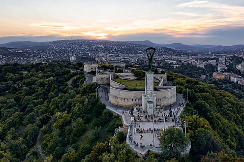 Citadella is a fortification located upon the top of Gellért Hill