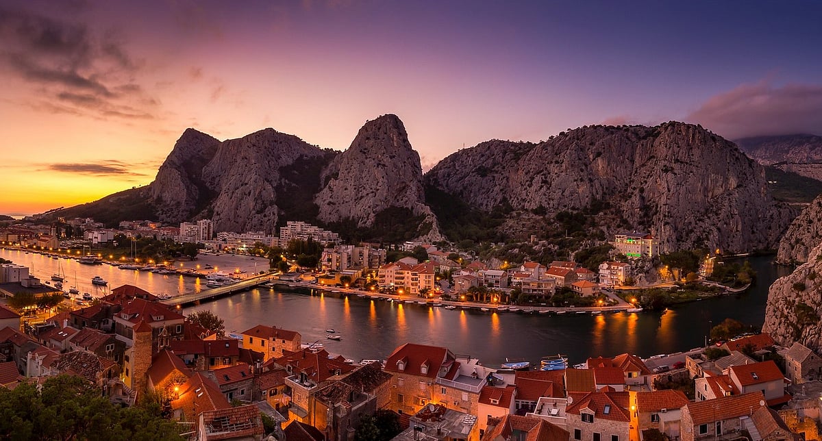 Omiš is a town and port in the Dalmatian region of Croatia