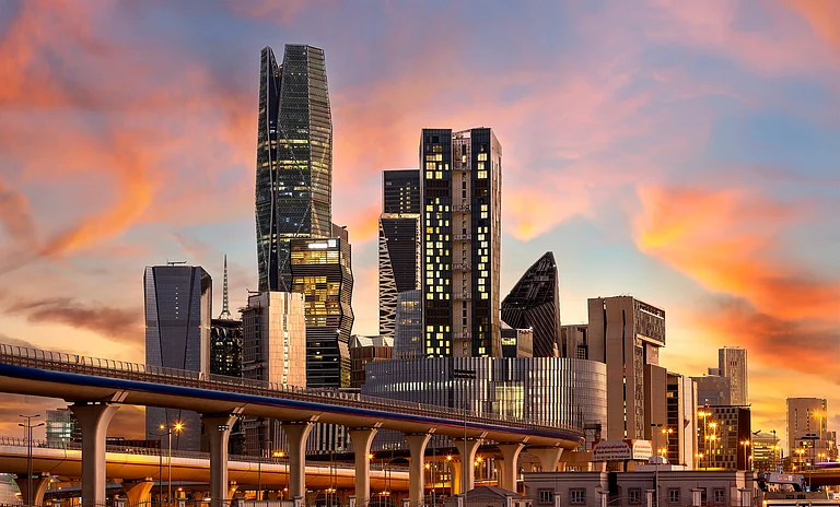 Riyadh at sunset - Logen Wang/Shutterstock