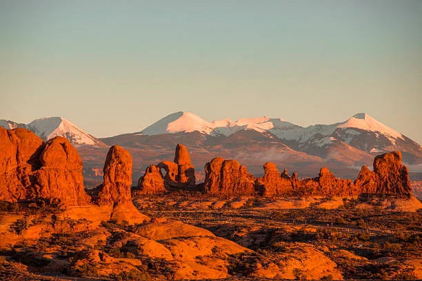 The rock formations of Moab Utah