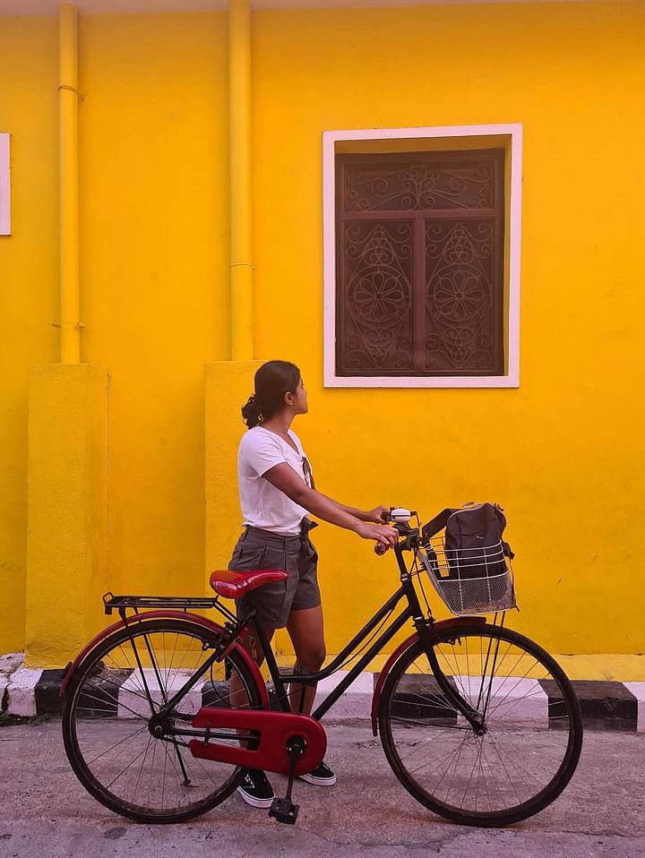 Niviya Vyas on a cycle journey through Pondicherry