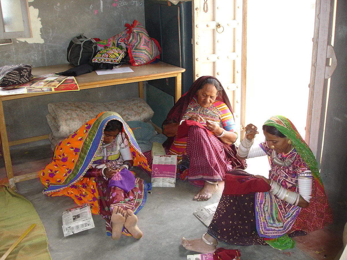 More than 1,000 artisans from 25 villages in Kutch benefit from their collaboration with Kala Raksha
