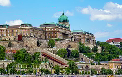 First completed in 1265, Buda Castle now houses the Hungarian National Gallery and the Budapest History Museum