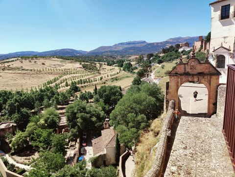 The Arco de Felipe V gate, the only access between the old and new towns in the olden days