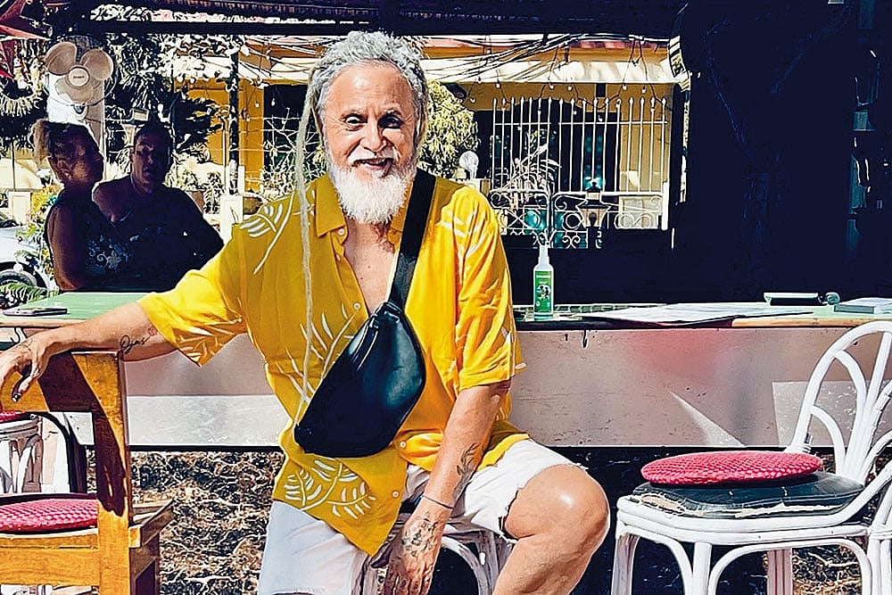 Mohan celebrating New Year 2024 in Goa