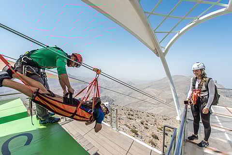 Jebel Jais is home to the world's longest zipline