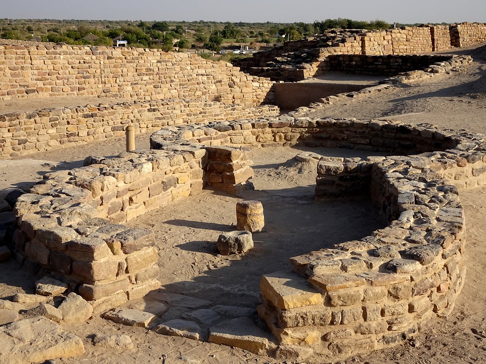 Ruins of Dholavira in Gujarat