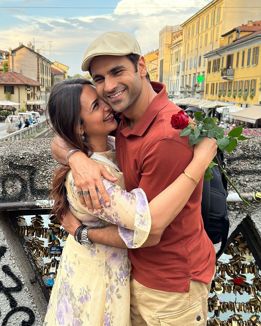 Divyanka Tripathi and Vivek Dahiya in Europe - divyankatripathidahiya/instagram