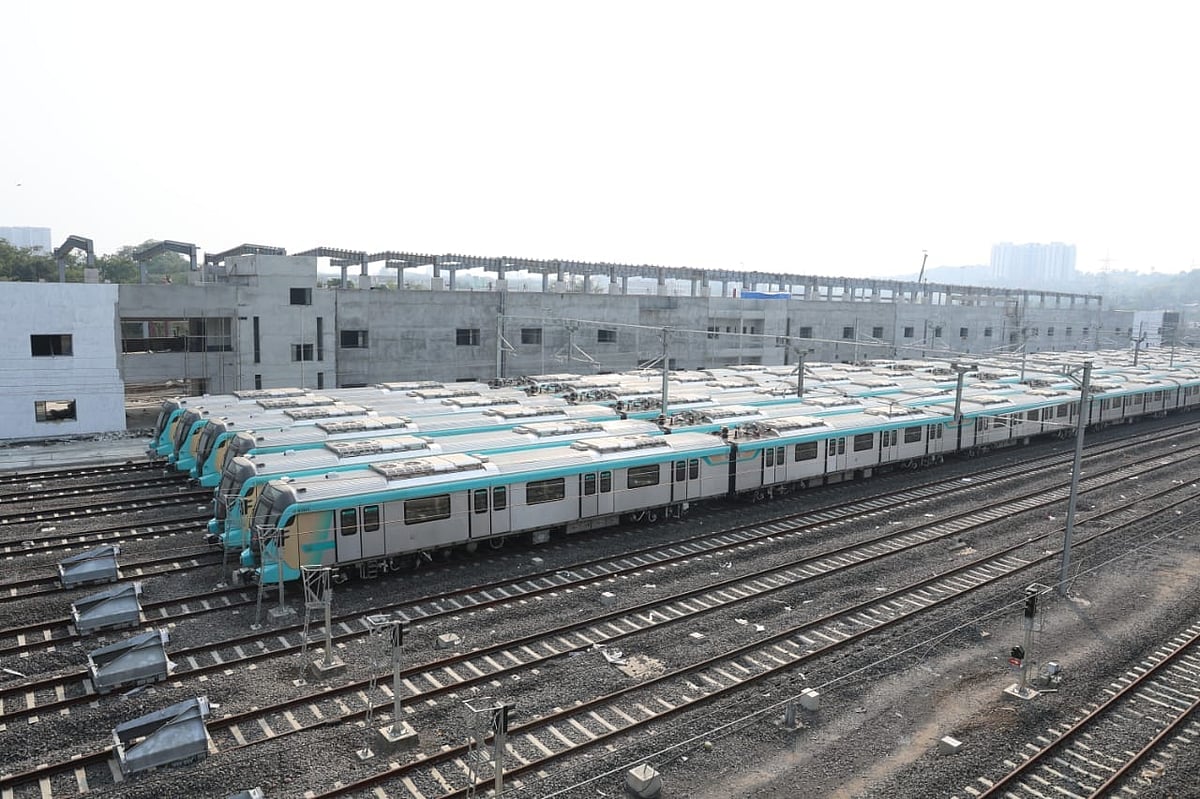 About 97 per cent of the overall station construction has been completed for the Mumbai Metro