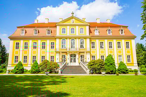 The Rammenau Castle was built in the 18th-century