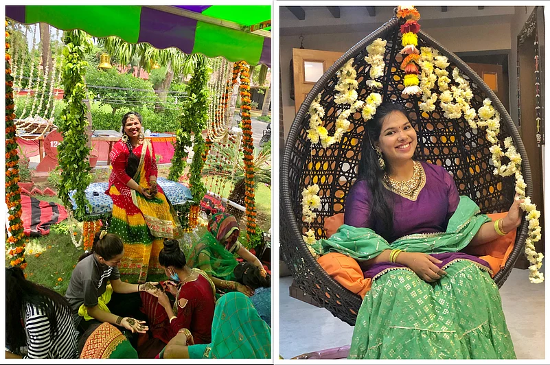 A woman celebrates Teej through transitions in her life as a woman