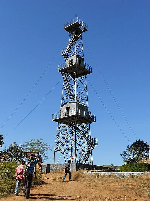 A watch tower inside the park