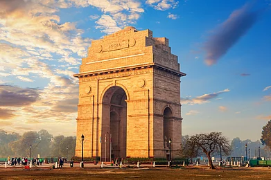 Shutterstock : A beautiful view of India Gate, New Delhi